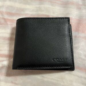 Brand new Coach black leather wallet & card holders